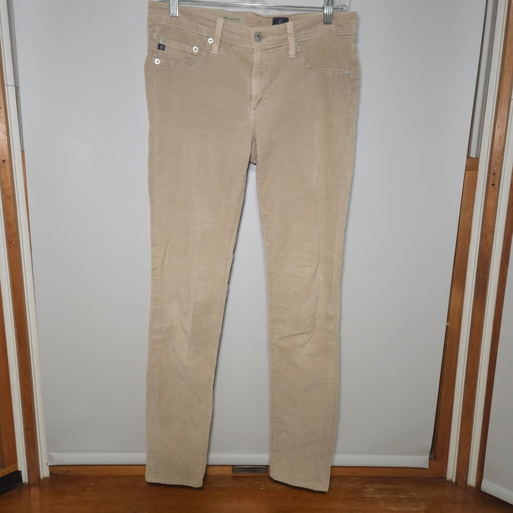 AG Adriano Goldschmied Tan Skinny Pants